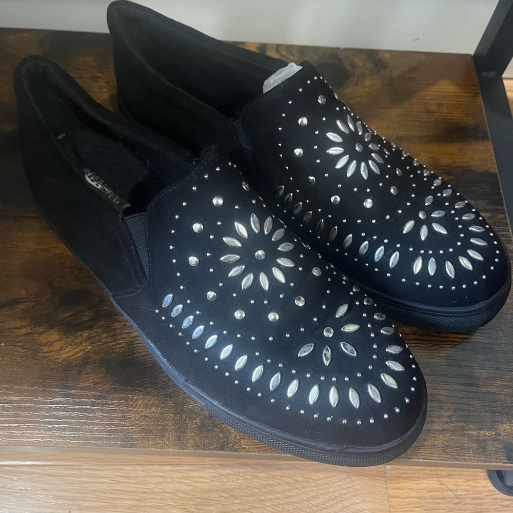 NWOT Studded Loafers US 9